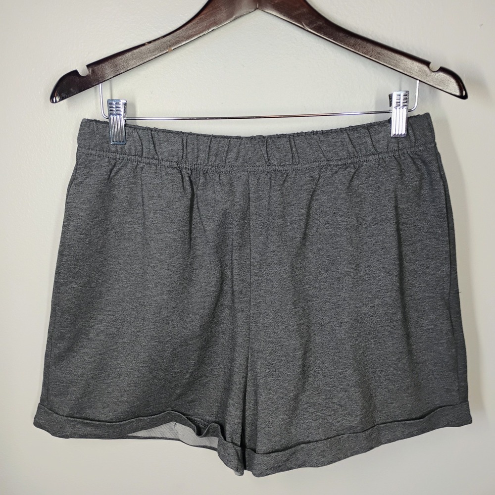 Rubzoof 2 Piece Outfit Gray Striped Womens Large Lightweight Lounge Travel - Picture 4 of 16
